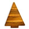Affinfity Decor Set of 25 Christmas Tree Shaped Wood Cutting Board for Kitchen Decor, Tree Cutting Boards Set, Acacia Wood Chopping Board With Curved grooves, Christmas Corporate Gifts for Employees view 3