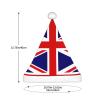 OgNiwo UK Flag Santa Hat Christmas Cap Xmas Hat for Adults Women Men,Christmas Hat for New Year Holiday Costume Party view 3