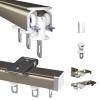 Aluminium Curtain Track 50 180 350 450 580cm Curtain Rails With Runners - Wall Or Ceilings Mount Curtain Track For Partitions, Shower Rooms, Kid's Rooms, Decorations Drapes view 1