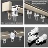 Aluminium Curtain Track 50 180 350 450 580cm Curtain Rails With Runners - Wall Or Ceilings Mount Curtain Track For Partitions, Shower Rooms, Kid's Rooms, Decorations Drapes view 4
