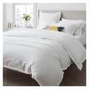 ADovz . Linen Pink White Trimmed Soft Duvet Cover Set 1 Bed Duvet Cover 2 Pillow Cases Compatible with Queen Single Bed Bedding,Bed Sheets view 1