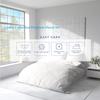 Crown Collection Luxuriate Hotel 1000-TC Hypoallergenic Ultra Soft Design 100% Egyptian Cotton Solid Duvet Cover with Zipper Colser & 2pcs Pillow Case Set (Full/Full XL/Queen 90x90, Plain White) view 4