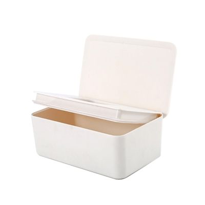 HEXEH Multifunctional Tissue Box Holder Wet Tissue Box Desktop Wipes Paper Dispenser Napkin Storage Holder Container with Lid Home Office Decor Decorative Napkin Holder