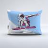 REALIN Ski Polar Bear Skiing Duvet Cover Set Ski Area Skiing Sports Bedding Girl Boy Kids Bed Sets 2/3/4PCS Quilt Covers/Sheets/Pillow Shams,Twin/Full/Queen/King (C,Queen-228x228cm-4PCS) view 3