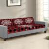 Christmas Snowflake Sofa Couch Cushion Covers Washable, Winter Funny Xmas Red Black Plaid Removable Stretchable Sectional Couch Covers Slipcovers for L & T Shape Sofa Furniture Protector S Size 2 pcs view 2