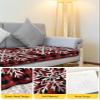Christmas Snowflake Sofa Couch Cushion Covers Washable, Winter Funny Xmas Red Black Plaid Removable Stretchable Sectional Couch Covers Slipcovers for L & T Shape Sofa Furniture Protector S Size 2 pcs view 4