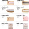 Bath Towel Complete Gift Set Packaging Towels Pack of 8 - Luxury Soft 100% Zero Twist Cotton Bath Towels Set Extremely Absorbent Bath Towels view 2