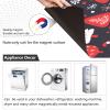 ALAZA Merry Christmas Cartoon Tree Santa Claus Snowflake Dishwasher Magnet Cover Sticker Decorative Refrigerator Magnet Panel Decal Cover for Home Kitchen Appliance Decor view 2