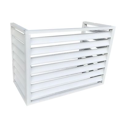WHYATT Aluminum Alloy Air Conditioner Outer Frame Protective Cover, Hide Air Con, 100x50x70cm(39.4x19.7x27.6in) (Color : A1)