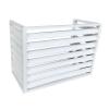 WHYATT Aluminum Alloy Air Conditioner Outer Frame Protective Cover, Hide Air Con, 100x50x70cm(39.4x19.7x27.6in) (Color : A1) view 1