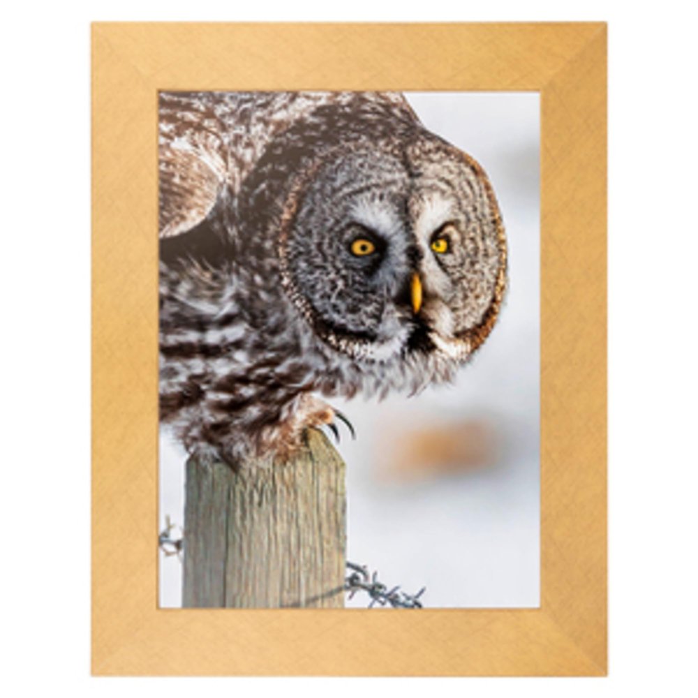 ArtToFrames 6x15 Inch Gold Picture Frame, This 2.00 Inch Custom MDF Poster Frame is Metallic Gold - Comes with Foam Backing 3/16 inch and Regular Glass (FBPL0066-20277-YGLD-6x15)