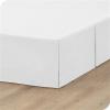 OMIREL Bed Skirt Ruffle Wrap Around Bed Skirts 14 Inch Drop Double Bed Base Cover Wrap Box Pleated Sheets Microfibre Soft Brushed Easy Care,Brown,90 * 190+35cm view 4