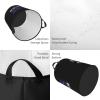 Fuck Pancreatic Cancer Laundry Basket Round Portable Storage Box Organizer Laundry Basket Portable Laundry Organizer view 4