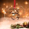Swavecat Christmas Ornament Christmas Sayings Quotes Acrylic Christmas Ornaments Good Tidings of Comfort and Joy Christmas Ornaments New Year Gift Christmas Decorations Housewarming Gift view 1