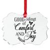 Swavecat Christmas Ornament Christmas Sayings Quotes Acrylic Christmas Ornaments Good Tidings of Comfort and Joy Christmas Ornaments New Year Gift Christmas Decorations Housewarming Gift view 2