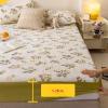 Comfortable Bed Sheet,Winter Velvet Thicken Warm Coral Velvet Bed Sheets, Children's Room Cartoon Print Deep Pocket Mattress Topper,Fruit,200x220cm view 2