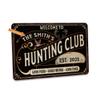 Personalized Hunting Club Sign Cabin Dcor - Made In USA - Cabin Dcor Hunting Dcor Lodge Decorations Gifts For Hunters 108122002212 view 3