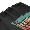 Eat Sleep Basketball Bathroom Fabric Shower Curtain with 12 Buckles and Hooks, 60x72 Inches Black view 3