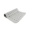 Kenney KN67262 TPE Bubble Bath Mat, Shower Mat, Tub Mat with Suction Cups and Large Drain Holes for Use Inside the Bathroom Shower, 27.75" L x 15.5" W, Gray view 1