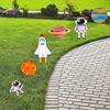 Fun Express Fun Space Party Yard Signs - 6.75 & 12 - Perfect for VBS 2026, Vacation Bible School, and Space-Themed Celebrations - Vibrant Decor & Supplies - 6 Pieces view 3