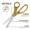 Grand Opening Ceremony Kit 20 Inch Giant Scissors Gold with Red Ribbon for Inaugurations and Ceremonies Large Ceremonial Scissors for Ribbon Cutting Grand Opening Ribbon and Scissor for Special Event view 4