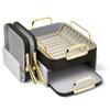 Caraway Square Cookware Set - Square Pans Set - Perfect for Griddling, Toasting, Searing, Roasting, and More - Non-Stick Ceramic Coated Pans - Non Toxic, PTFE & PFOA Free - Black view 1