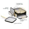 Caraway Square Cookware Set - Square Pans Set - Perfect for Griddling, Toasting, Searing, Roasting, and More - Non-Stick Ceramic Coated Pans - Non Toxic, PTFE & PFOA Free - Black view 3