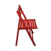 Casual Home Wooden Folding Chairs 2-Pcs Set - Red view 4