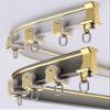 JEDAL Aluminium Ceiling Track Set Curved Curtain Tracks 1m~6m Extra Thick Curtain Rail Divider Partition Curtain Rails Ceiling or Wall Mounting (Color : White, Size : 12.1ft) view 1