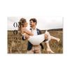 WEDDINGSTAR Custom Printed Photo Wedding Save the Date Cards - Modern Love - Horizontal (Pack of 250) view 1