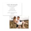 WEDDINGSTAR Custom Printed Photo Wedding Save the Date Cards - Modern Love - Horizontal (Pack of 250) view 2