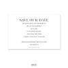 WEDDINGSTAR Custom Printed Photo Wedding Save the Date Cards - Modern Love - Horizontal (Pack of 250) view 4