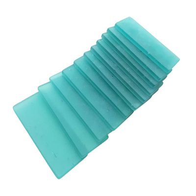 Sea glass place cards - Teal tiles