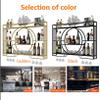 FUYAO Wine Rack Wall Mounted, Wine Glass Rack, Metal Hanging Wine Glass Holder, Wine Display Storage Rack, Modern Bar Shelves for Liquor Bottles with Glass Holder view 4