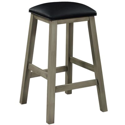 8 x 18 x 29 in. Square Backless Barstool Antique White