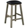 8 x 18 x 29 in. Square Backless Barstool Antique White view 1
