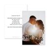 WEDDINGSTAR Custom Printed Photo Wedding Save the Date Cards - Handwritten Elegance - Vertical (Pack of 50) view 2