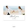 WEDDINGSTAR Custom Printed Photo Thank You Cards - Scripted Beginnings - Horizontal (Pack of 60) view 3