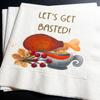 Lets Get Basted Thanksgiving Friendsgiving Thanksgiving Table Cocktail Napkins- Set of 25 view 1
