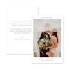 WEDDINGSTAR Custom Printed Photo Thank You Cards - Timeless Snapshot - Vertical (Pack of 130) view 2
