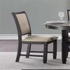 Black Dining Chairs Modern, Wooden Chairs Armless Comfy Home Furniture 24" L X 18.5" W X 39" H view 1