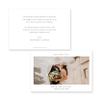 WEDDINGSTAR Custom Printed Photo Thank You Cards - Timeless Snapshot - Horizontal (Pack of 50) view 2
