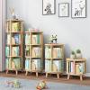 Bookshelf, Revolving Bookcase, 360Rotating Small Corner Bookcase Bedroom Living Room Library Revolving Book view 2