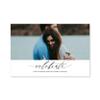 WEDDINGSTAR Custom Printed Photo Wedding Invitations - Scripted Beginnings - Horizontal (Pack of 60) view 1