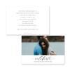 WEDDINGSTAR Custom Printed Photo Wedding Invitations - Scripted Beginnings - Horizontal (Pack of 60) view 2