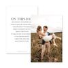 WEDDINGSTAR Custom Printed Photo Wedding Invitations - Modern Love - Vertical (Pack of 130) view 2