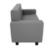 Factory Direct Partners SoftScape Inspired Playtime Classic Reading Sofa, Children's Commercial-Grade Upholstered Furniture for Home, Daycare, Preschool, Library Comfy Modern Design - Grey, 14473-GY view 4