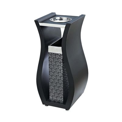 CHICKEN Hotel Trash Can Outdoor Trash Can Stainless Steel Creative Trash Can with Ashtray Suitable for Office Area Hotel Shopping Mall Park Recycling Bin (Color : A1)