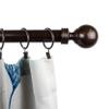 A & F Rod Dcor - Sphere 1.5" Custom Cut Curtain Rod 22FT - Cocoa view 2