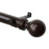 A & F Rod Dcor - Sphere 1.5" Custom Cut Curtain Rod 22FT - Cocoa view 4